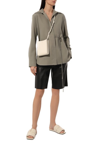 Кожаные шлепанцы patch BOTTEGA VENETA, арт. 741259/VBSD0, фото 2