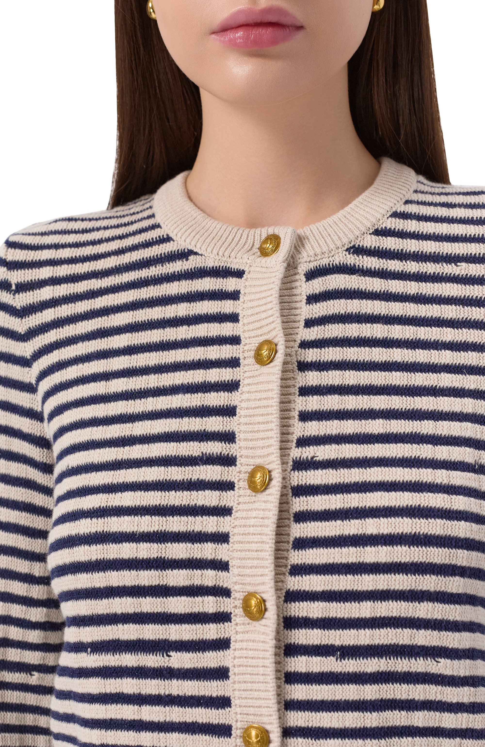 Пуловер из хлопка и вискозы ZADIG AND VOLTAIRE синего цвета по цене 37800 руб., арт. KWSW02706, фото 5 Пуловер из хлопка и вискозы ZADIG AND VOLTAIRE, арт. KWSW02706, фото 5