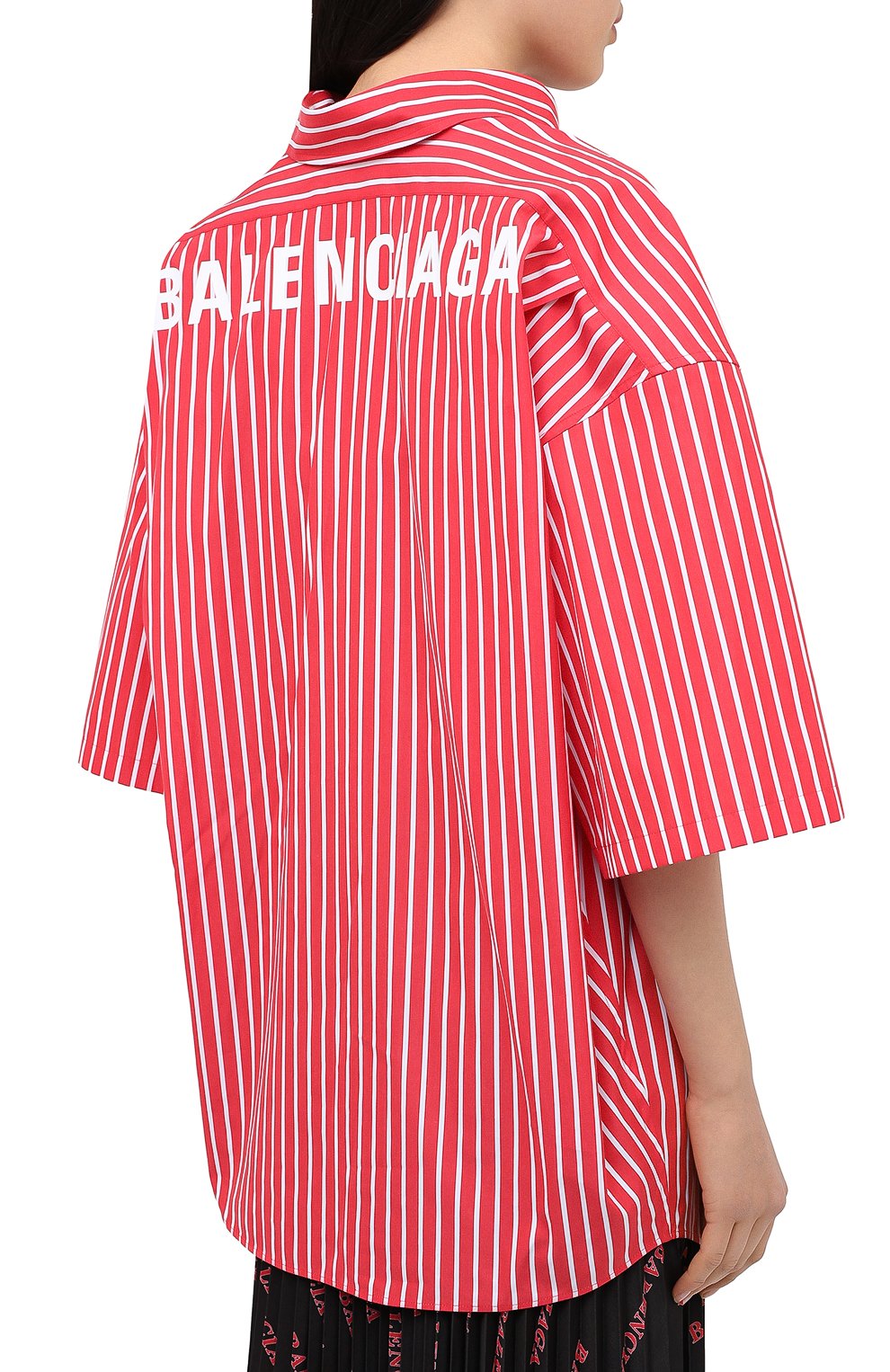 Хлопковая рубашка BALENCIAGA, арт. 622051/TIM22, фото 4