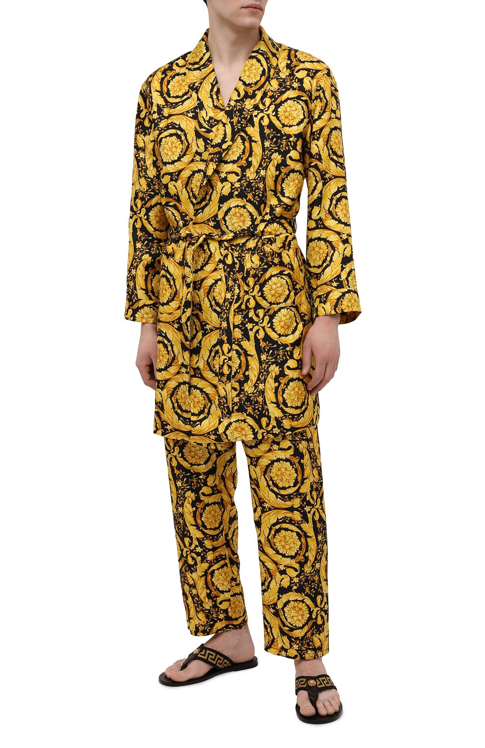 Шелковые домашние брюки VERSACE, арт. AUU05051/A232999, фото 2