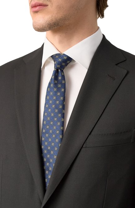 Мужской шелковый галстук CANALI, арт. 18/HJ04195