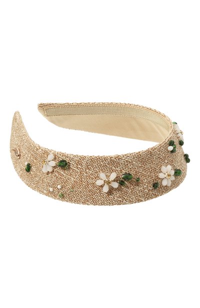 Кокошник PANFIL бежевого цвета по цене 14000 руб., арт. 11-KOK-DR, фото 3 Кокошник PANFIL, арт. 11-KOK-DR, фото 3