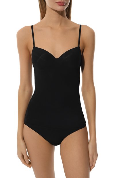 Топ HANRO черного цвета по цене 16680 руб., арт. 071462., фото 2 Топ HANRO, арт. 071462., фото 2