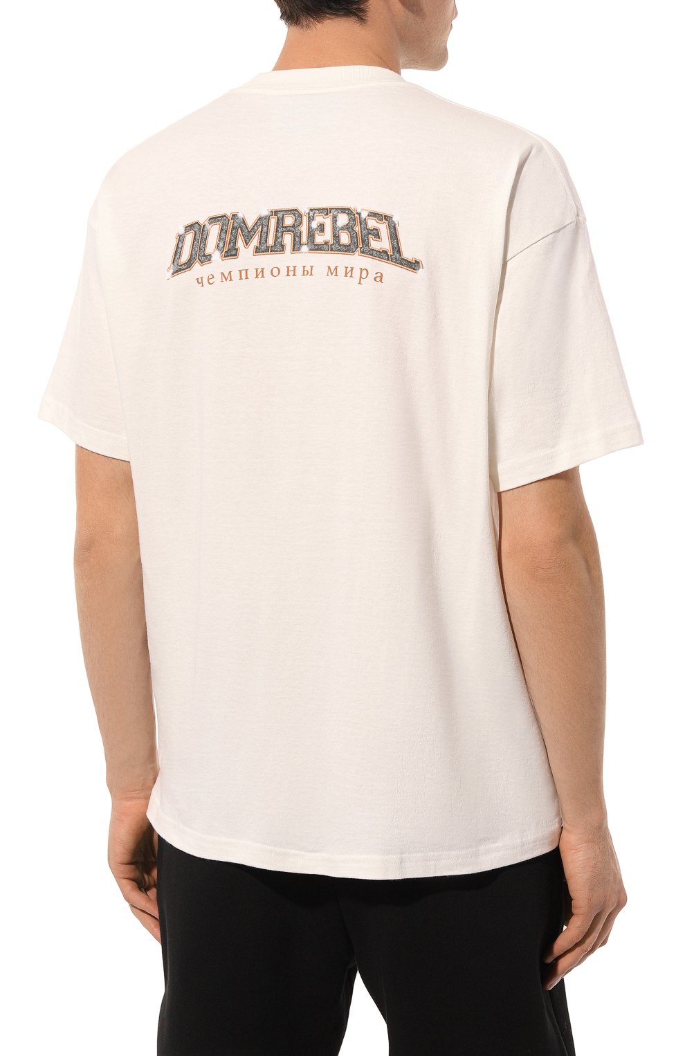 Хлопковая футболка DOMREBEL, арт. M PUNCHLINE/T-SHIRT, фото 4