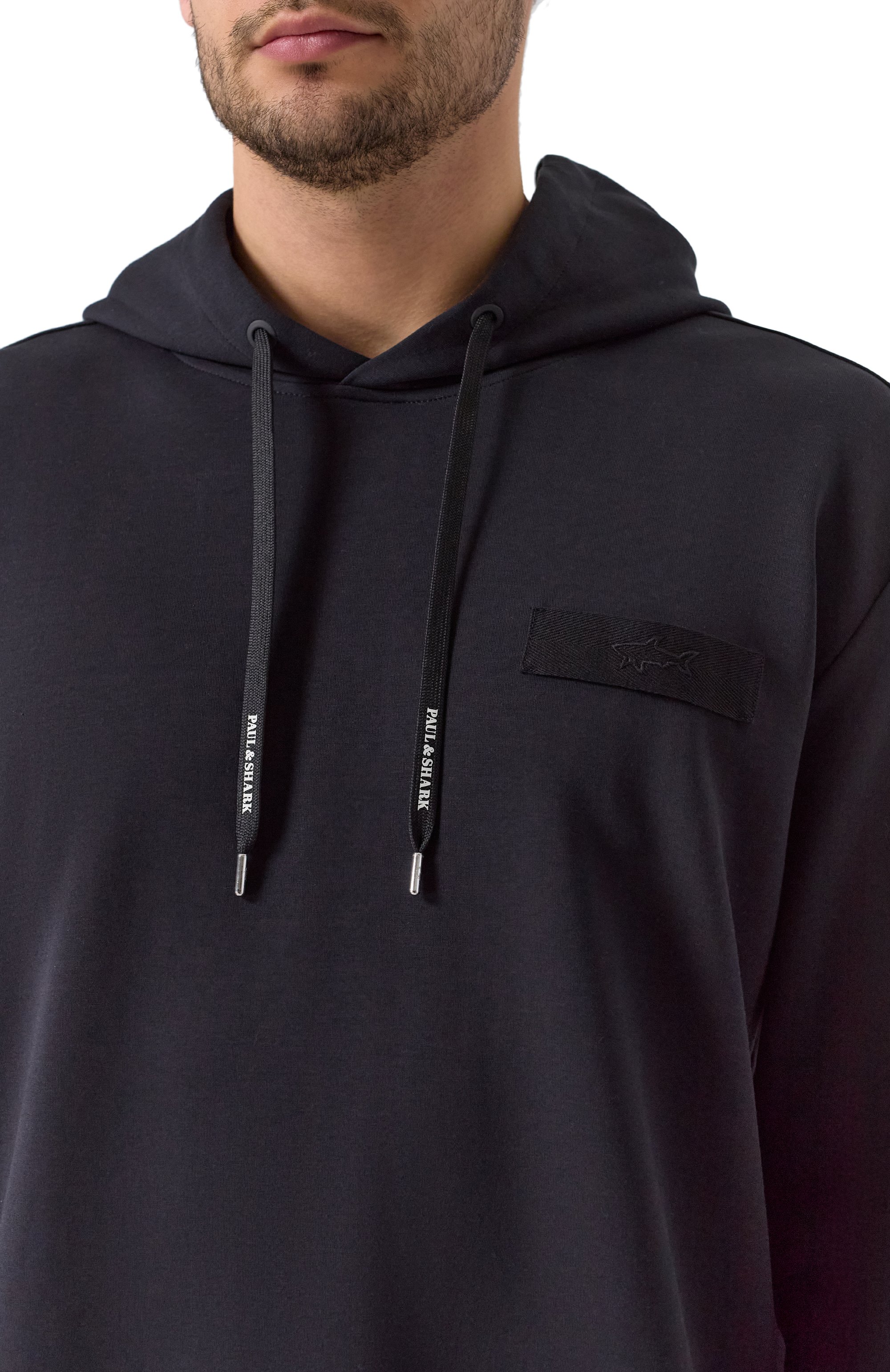 Худи PAUL&SHARK черного цвета по цене 43950 руб., арт. 25411849/XXL, фото 5 Худи PAUL&SHARK, арт. 25411849/XXL, фото 5