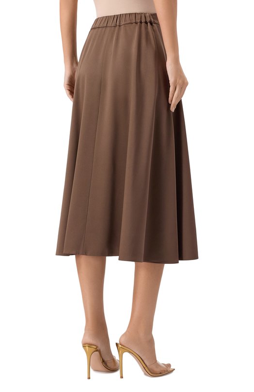 Юбка Brunello Cucinelli M0H38G3679 Коричневый  M0H38G3679 Фото 4