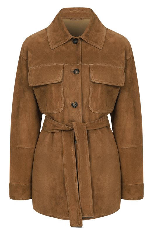 Замшевая куртка Brunello Cucinelli MPCAI7452P Коричневый MPCAI7452P