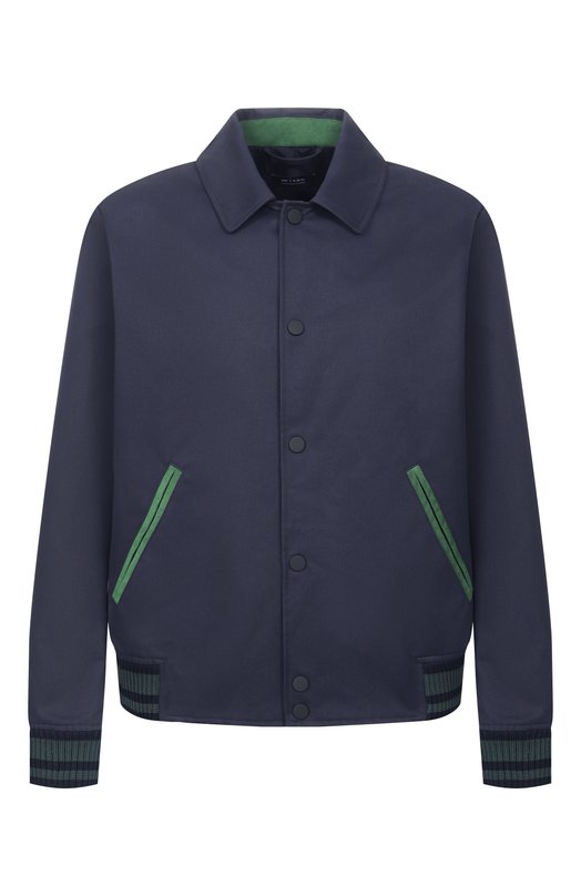 Хлопковый бомбер Kiton UGK153K0739H Синий UGK153K0739H