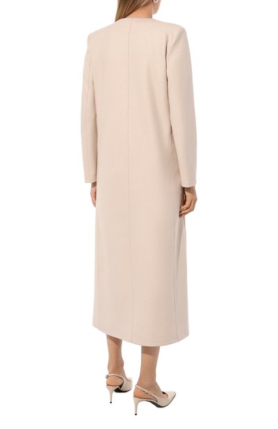 Шерстяное пальто HARRIS WHARF LONDON бежевого цвета по цене 106500 руб., арт. A1602MLX, фото 4 Шерстяное пальто HARRIS WHARF LONDON, арт. A1602MLX, фото 4