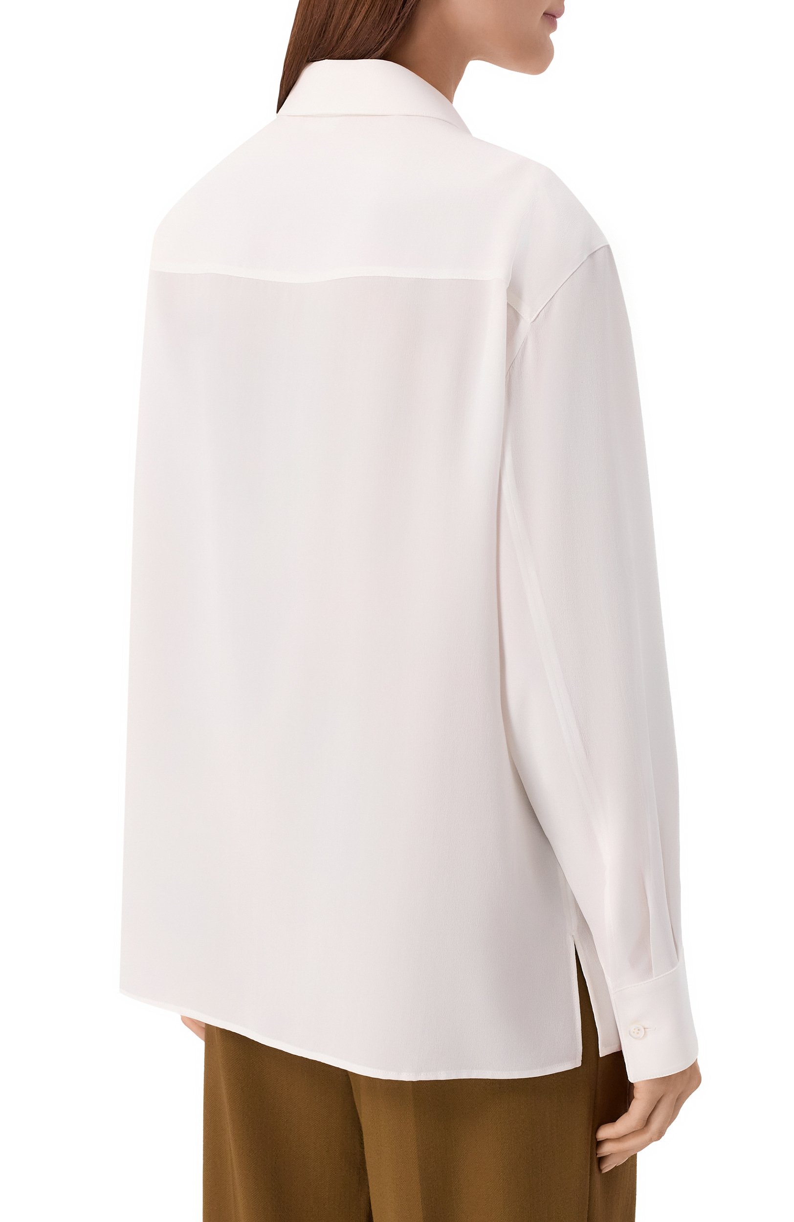 Шелковая рубашка EMPORIO ARMANI, арт. EW005414/TE21123, фото 4