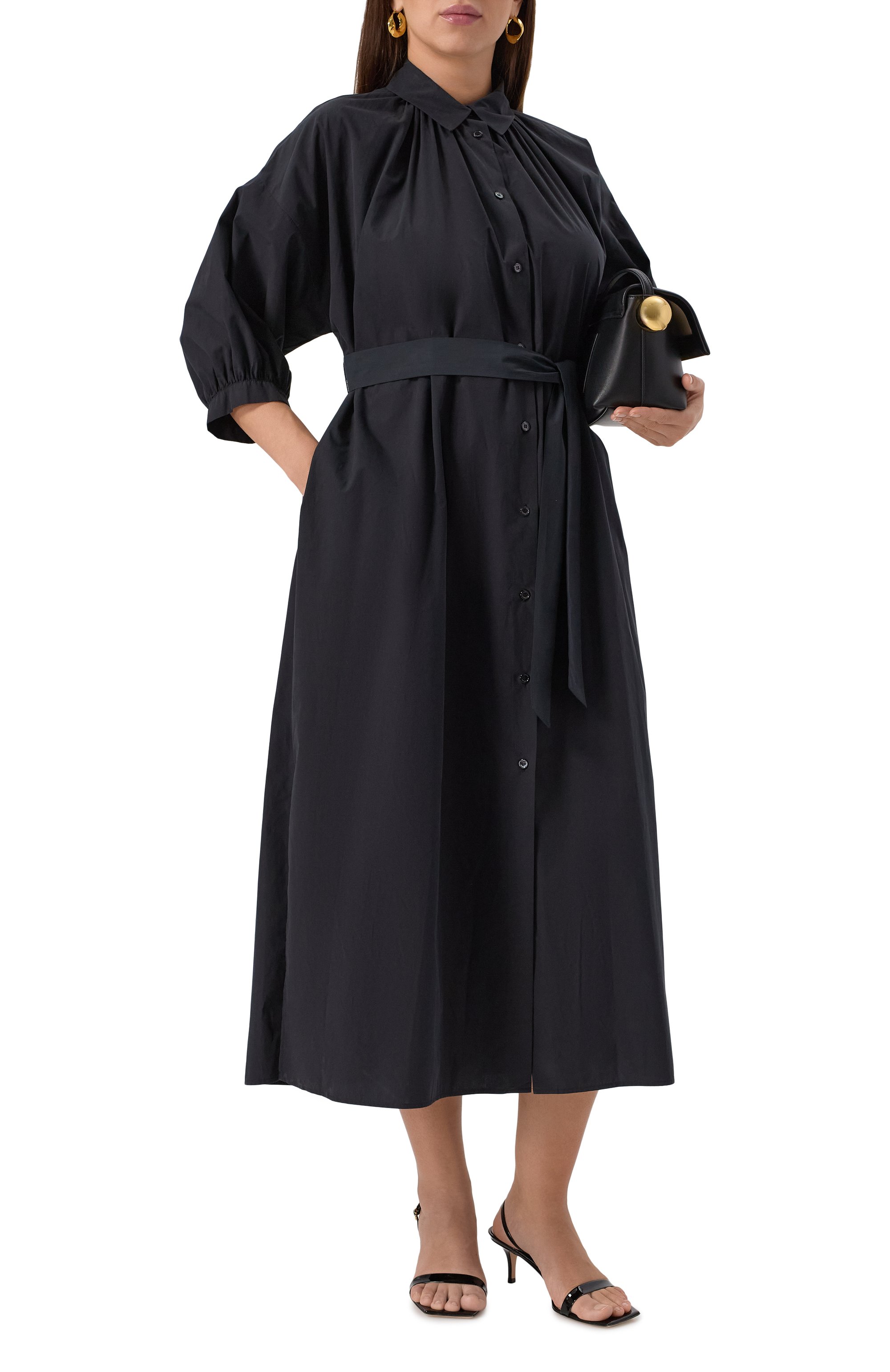 Хлопковое платье WEEKEND MAX MARA, арт. CAT0NE, фото 2