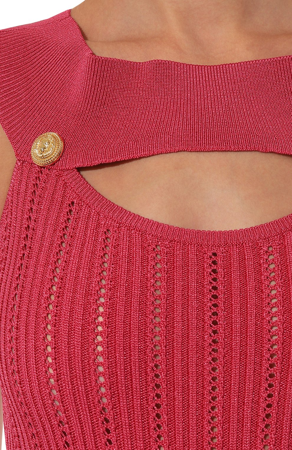 Боди из вискозы BALMAIN, арт. AF0BC010KE18, фото 5