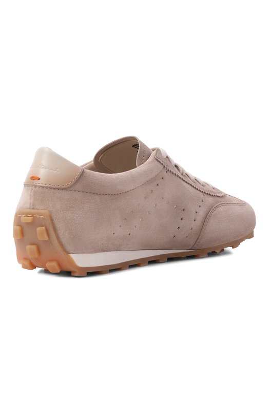 Замшевые кроссовки Santoni WBGG61356BIFTTKR Бежевый  WBGG61356BIFTTKR Фото 5