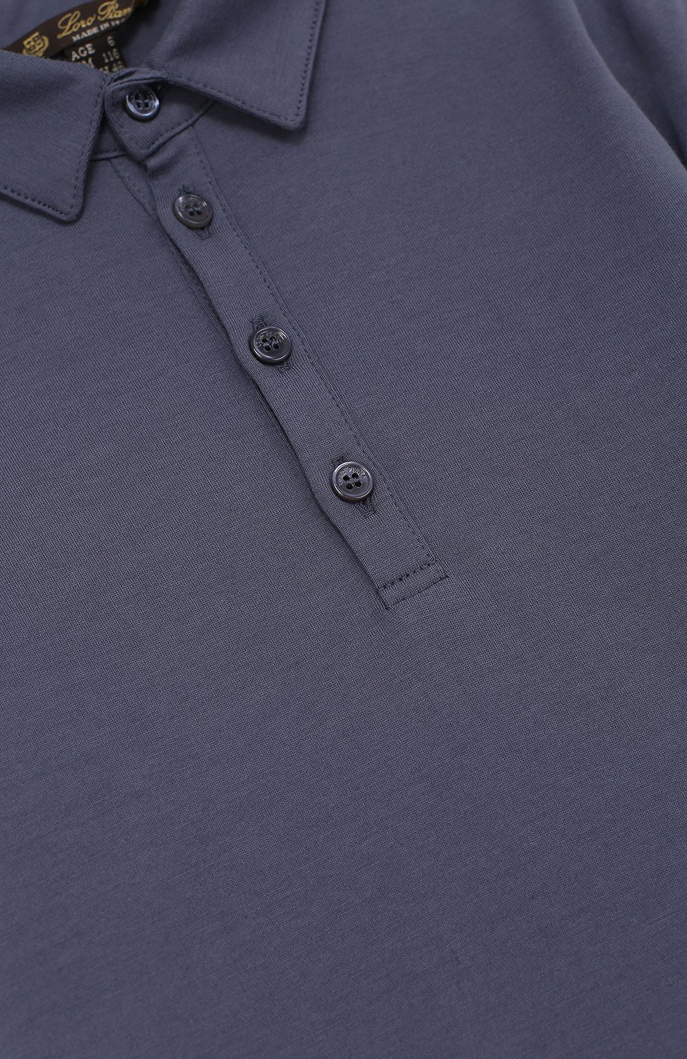 Хлопковое поло с логотипом бренда LORO PIANA, арт. FAG3926, фото 3