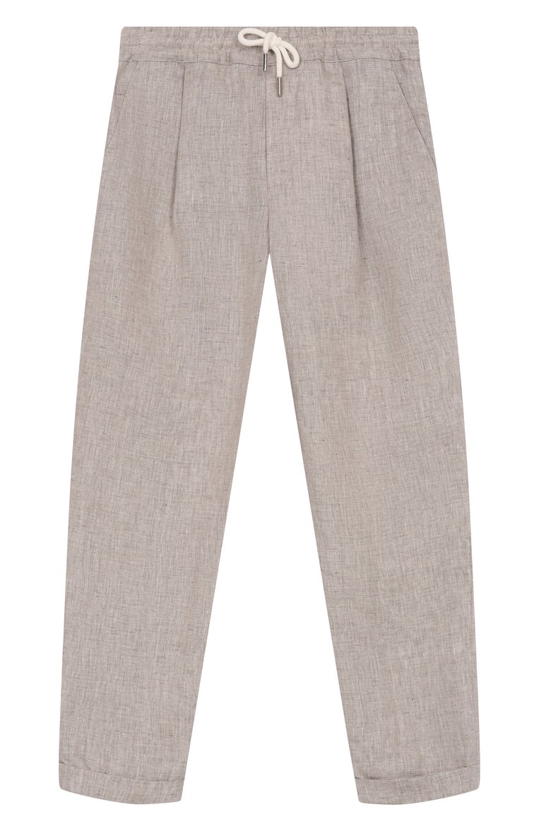 Льняные брюки BRUNELLO CUCINELLI, арт. BB430P503C, фото 1