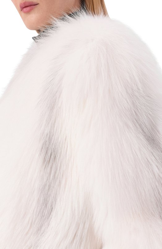 Шуба из лисы Emil Shabaev F017 Белый  F017 Фото 5