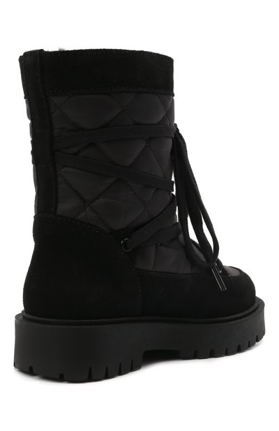 Утепленные сапоги IL GUFO черного цвета по цене 31600 руб., арт. G472/VEL0UR/23-26, фото 3 Утепленные сапоги IL GUFO, арт. G472/VEL0UR/23-26, фото 3