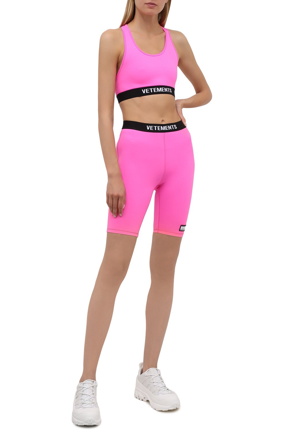 Шорты VETEMENTS, арт. WA52TR210P 1332/H0T PINK/BLACK, фото 2