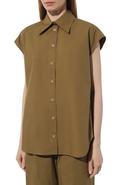 Хлопковая рубашка ERIKA CAVALLINI, арт. P4SJ12, фото 3