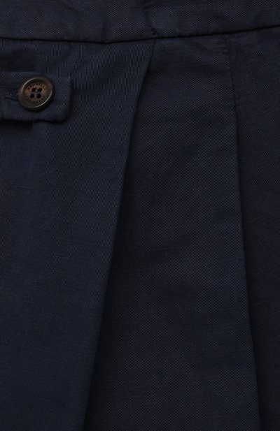 Брюки из льна и хлопка BRUNELLO CUCINELLI, арт. B291LP101C, фото 3