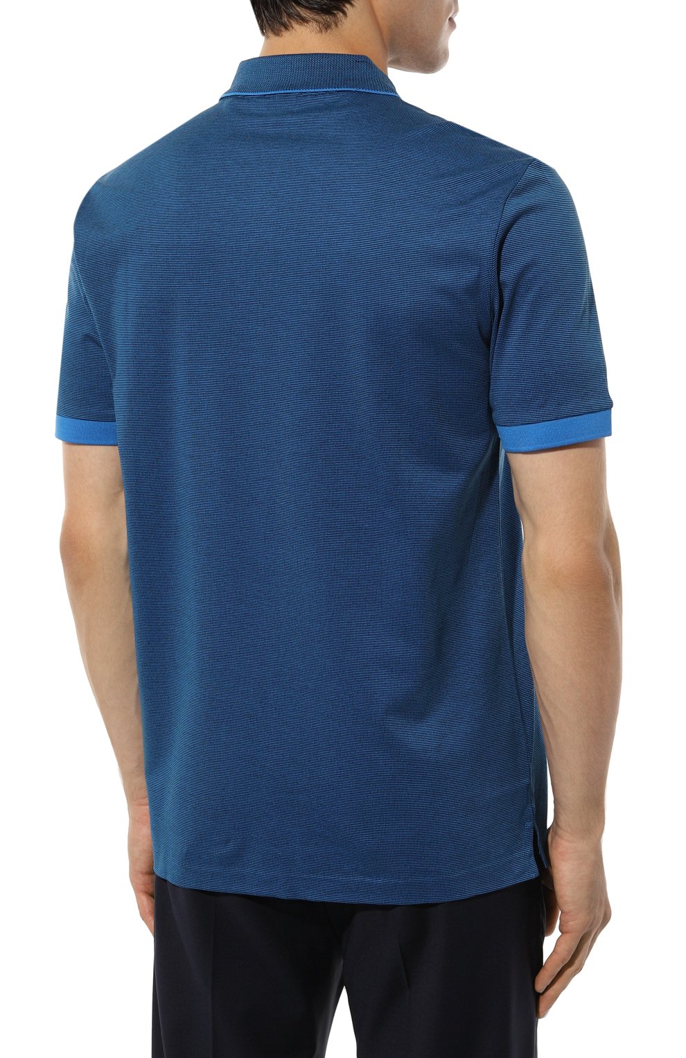 Хлопковое поло BOSS, арт. 50494991, фото 4