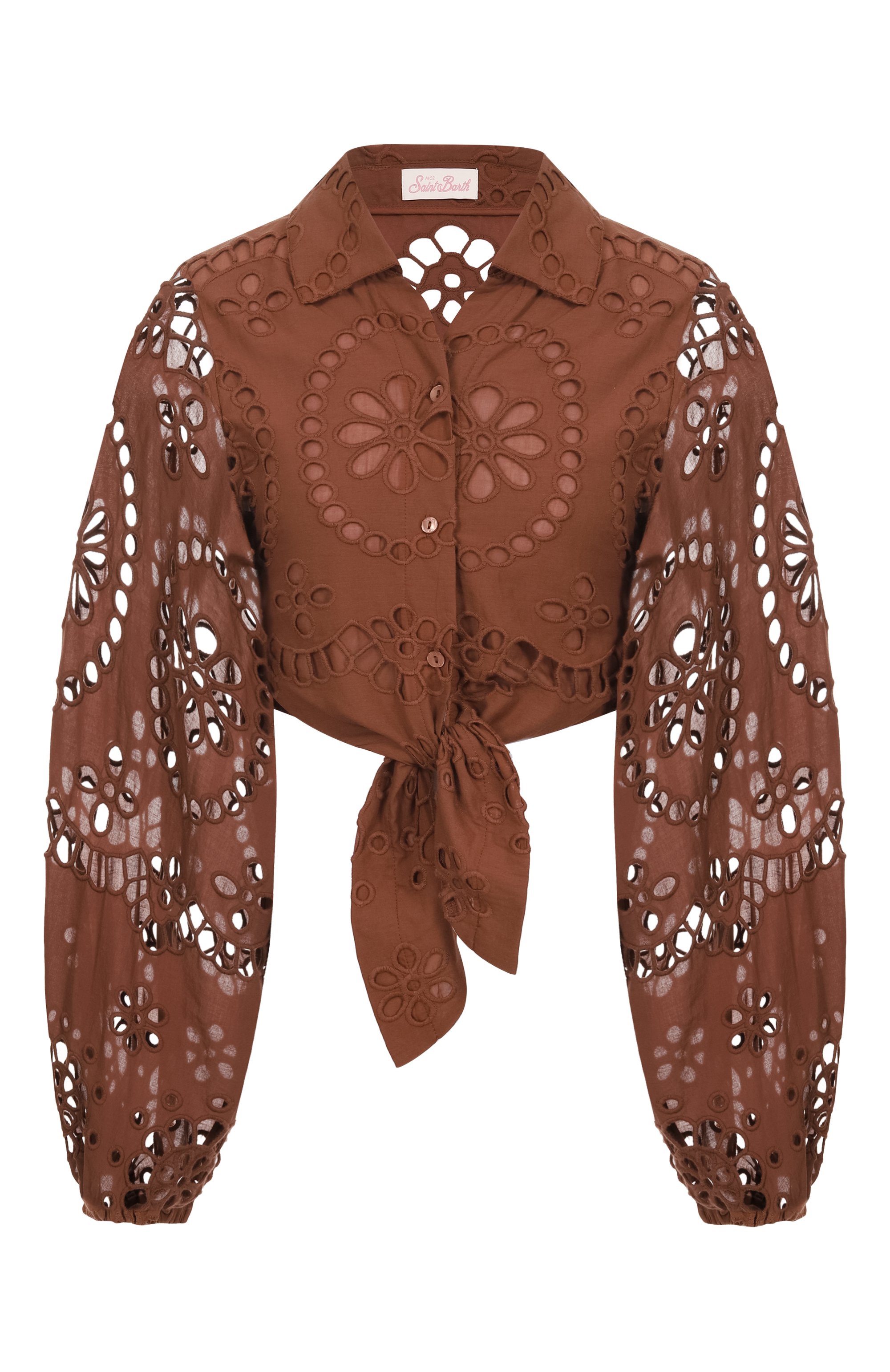 Хлопковая блузка MC2 SAINT BARTH, арт. STBW FEBE/00378H, фото 1