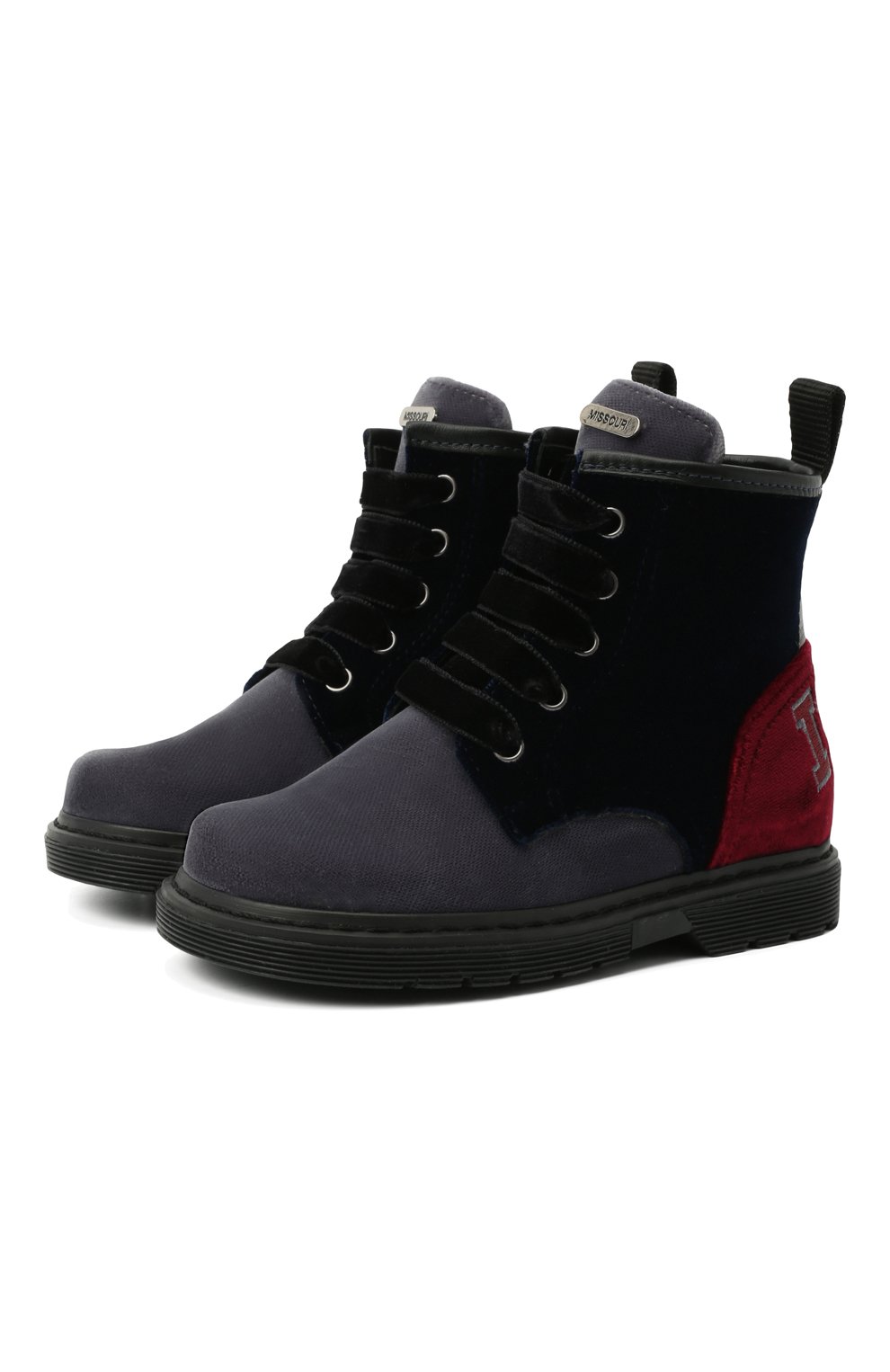 Ботинки MISSOURI серого цвета по цене 22350 руб., арт. 4832/18-26, фото 1 Ботинки MISSOURI, арт. 4832/18-26, фото 1