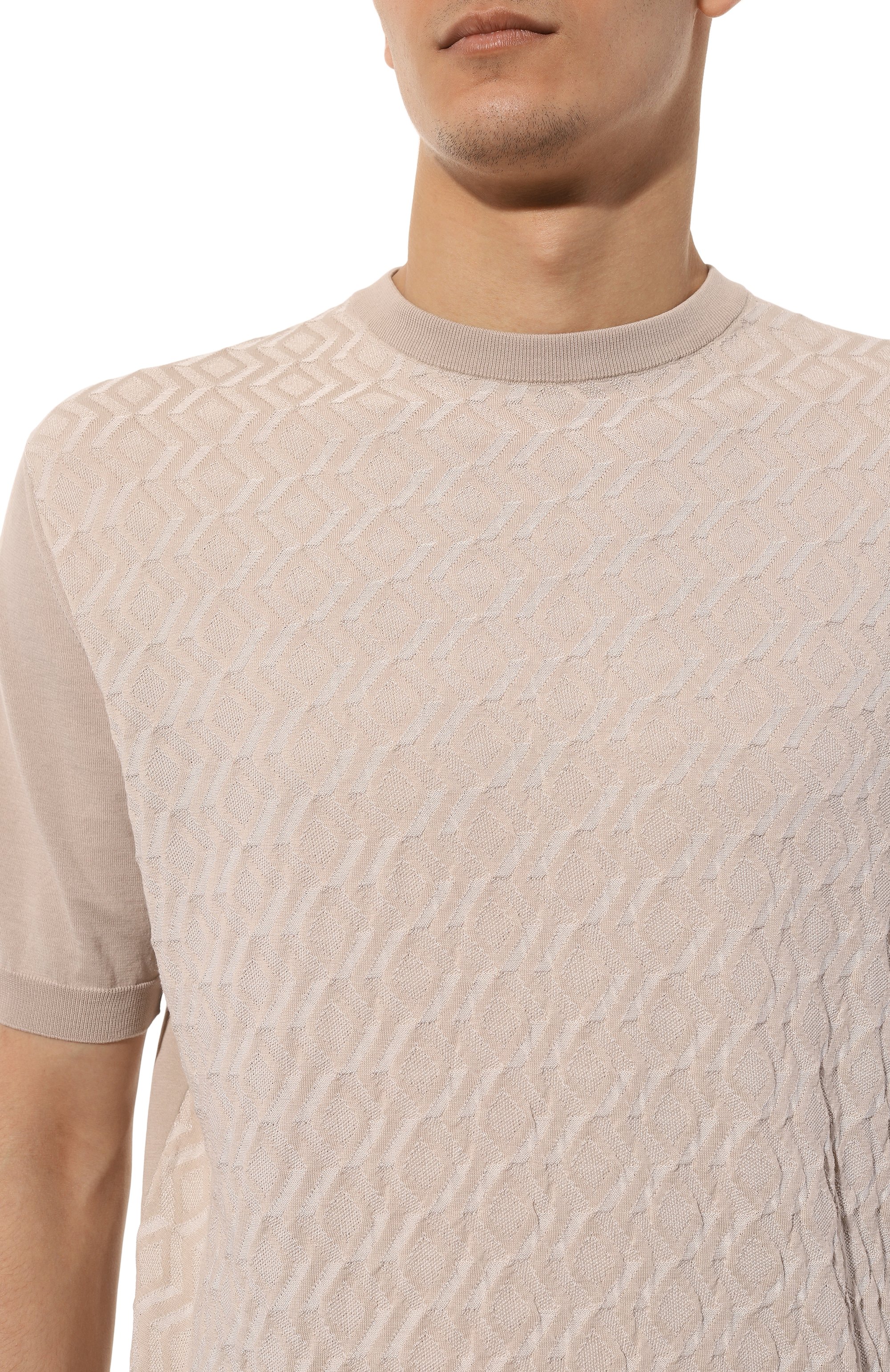 Джемпер из хлопка и шелка STEFANO RICCI, арт. K616393G10/F24231, фото 5