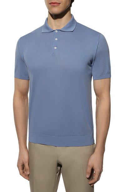 Хлопковое поло CORNELIANI, арт. 89M582-2125136/00, фото 3