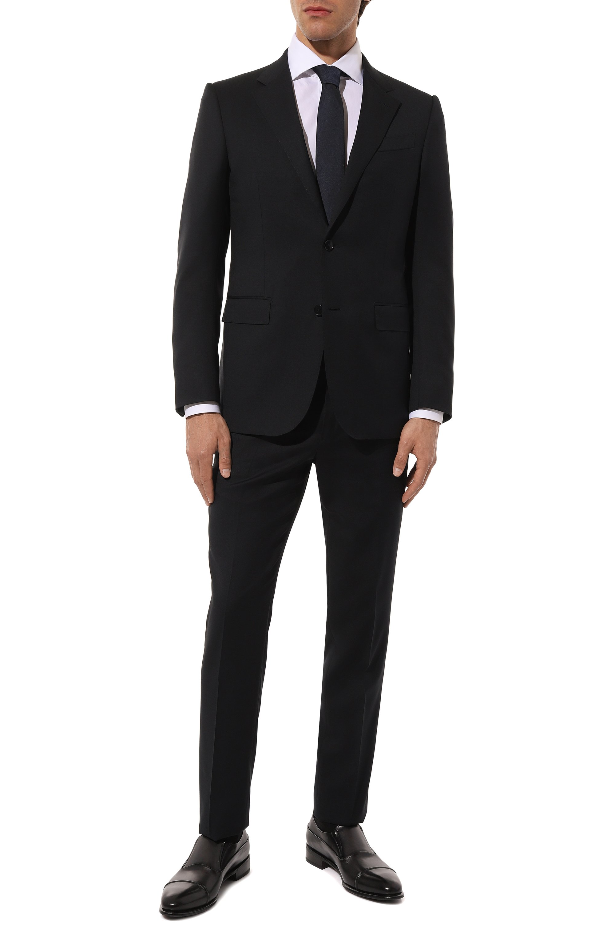 Хлопковая сорочка ZEGNA белого цвета по цене 75750 руб., арт. 701522A7/9MS0BA, фото 2 Хлопковая сорочка ZEGNA, арт. 701522A7/9MS0BA, фото 2