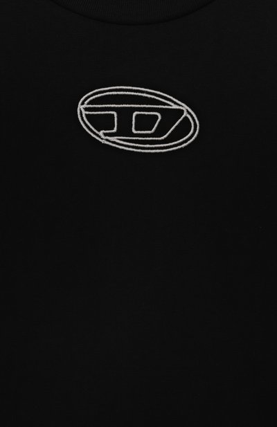 Хлопковый лонгслив DIESEL черного цвета по цене 9680 руб., арт. J02431/00YI9, фото 3 Хлопковый лонгслив DIESEL, арт. J02431/00YI9, фото 3