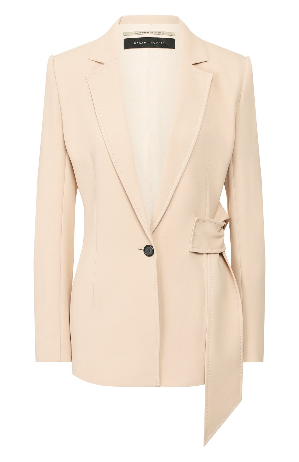 Жакет ROLAND MOURET бежевого цвета по цене 145000 руб., арт. SS20/S0844/F2241, фото 1 Жакет ROLAND MOURET, арт. SS20/S0844/F2241, фото 1