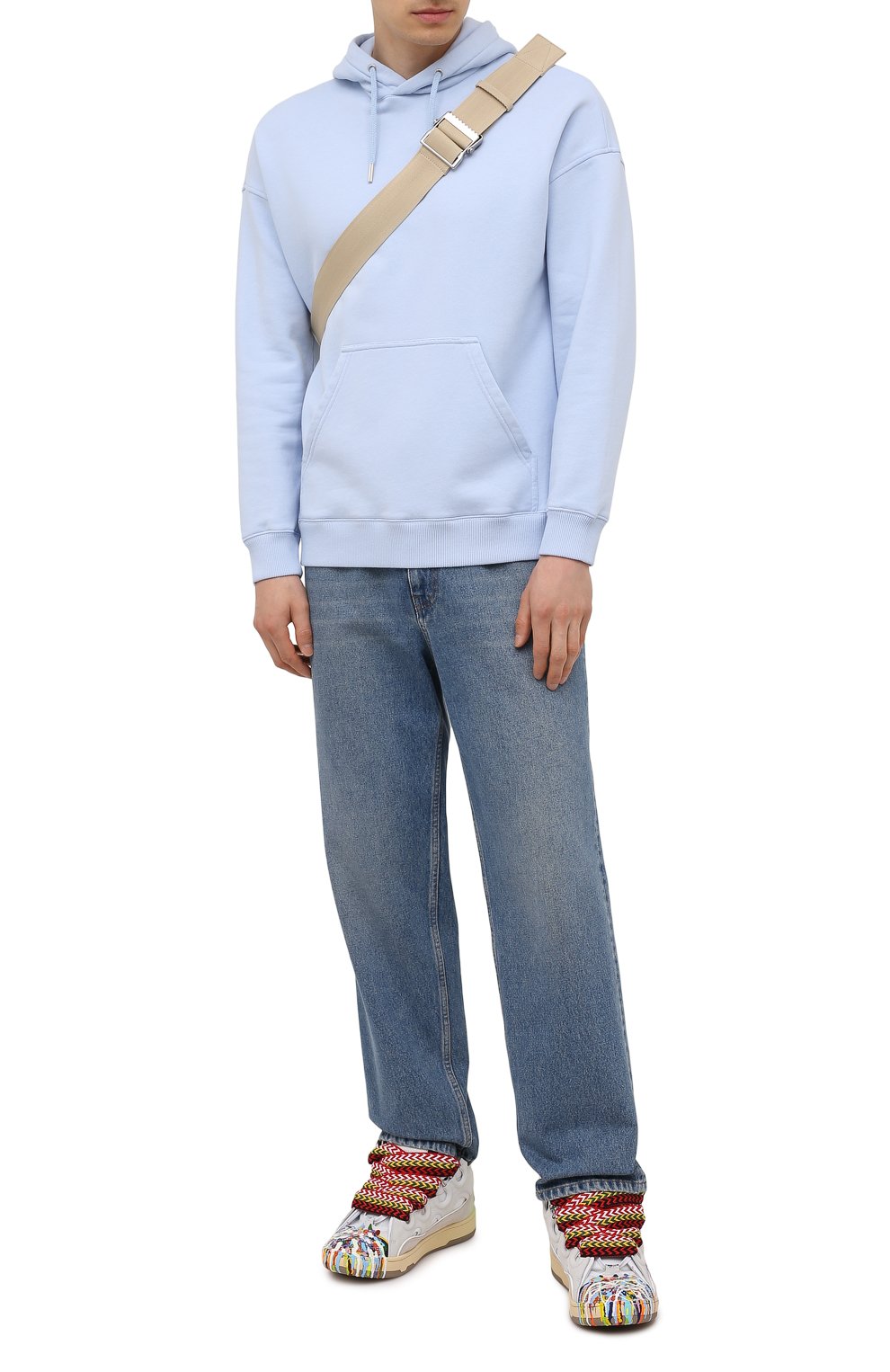 Комбинированные кеды lanvin x gallery dept LANVIN, арт. FM-SKRK11-DRGD-E21, фото 2