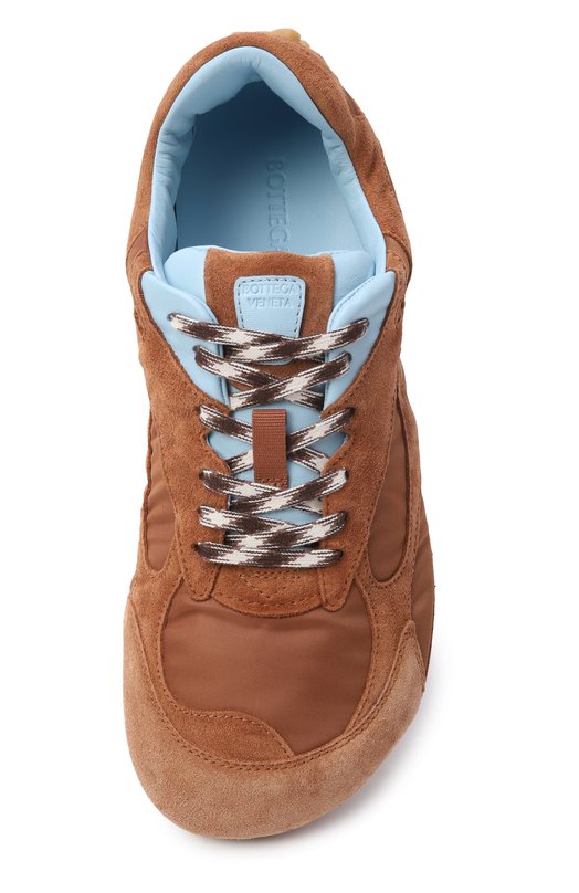 Комбинированные кроссовки Orbit Flash Bottega Veneta 838384/V3MS2 Коричневый  838384/V3MS2 Фото 6