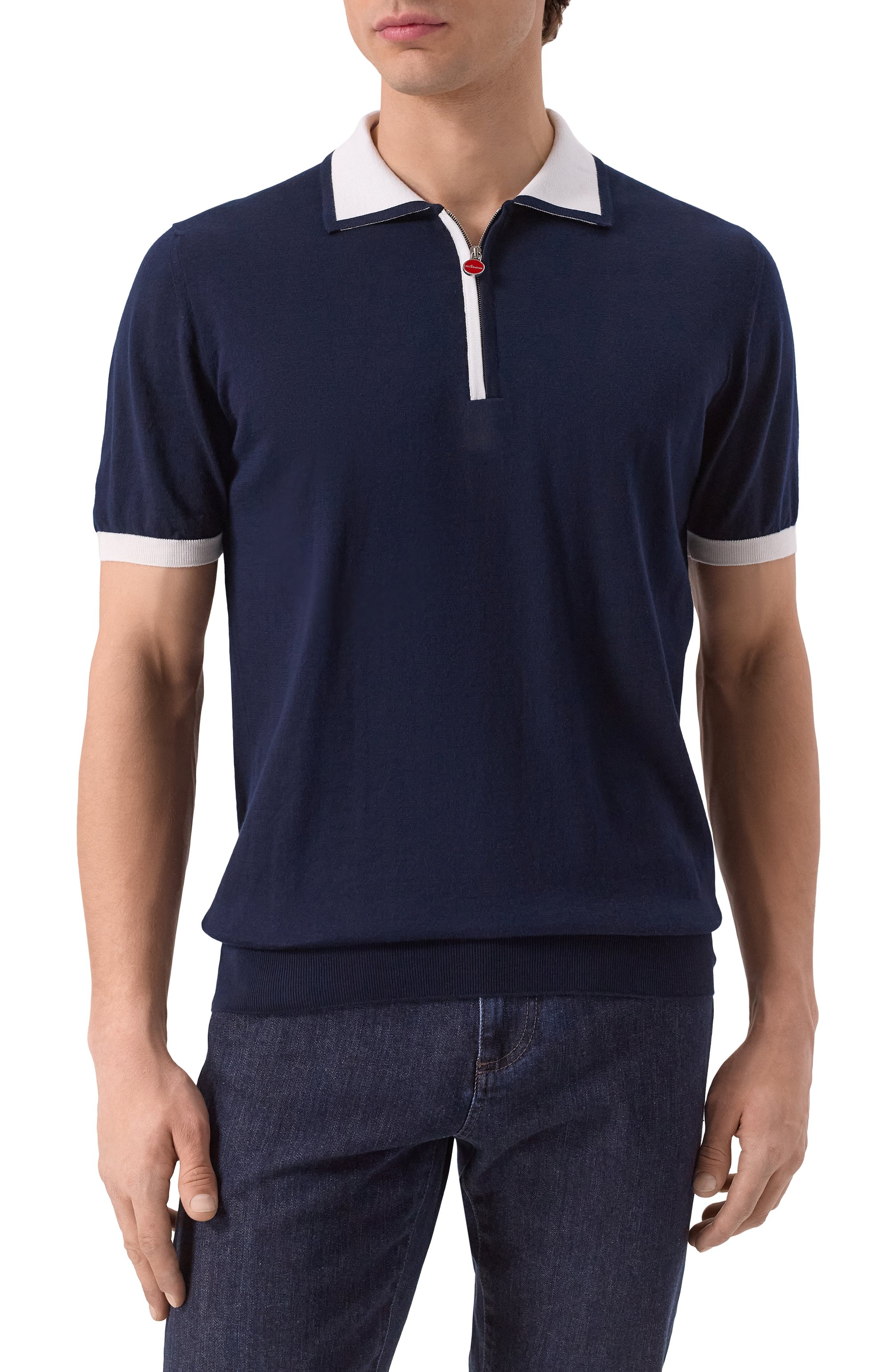 Хлопковое поло KITON, арт. UMK0571V111A, фото 3