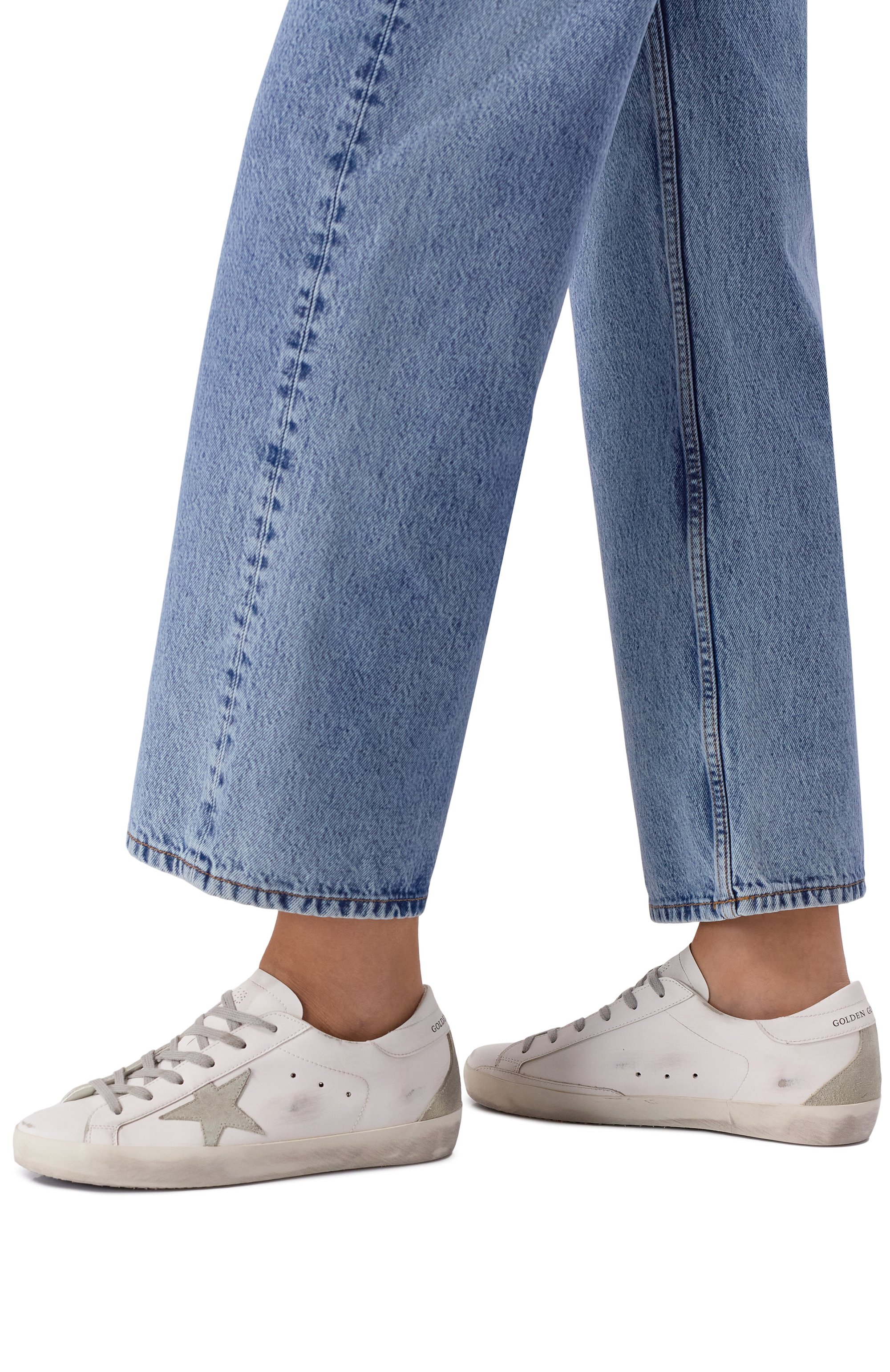 Кожаные кеды super-star GOLDEN GOOSE DELUXE BRAND, арт. GWF00102.F004685, фото 2