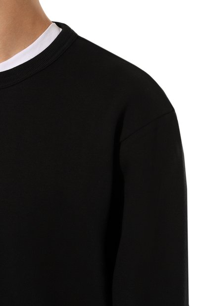 Хлопковый свитшот ACNE STUDIOS, арт. FN-MN-SWEA000091BLACK, фото 5