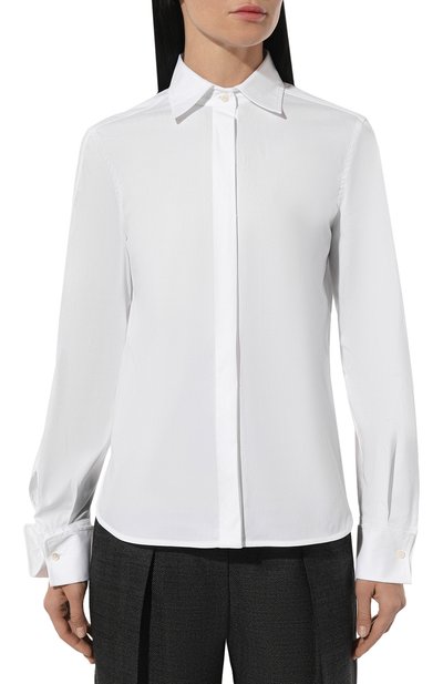 Хлопковая рубашка BRUNELLO CUCINELLI, арт. M0091MM606, фото 3