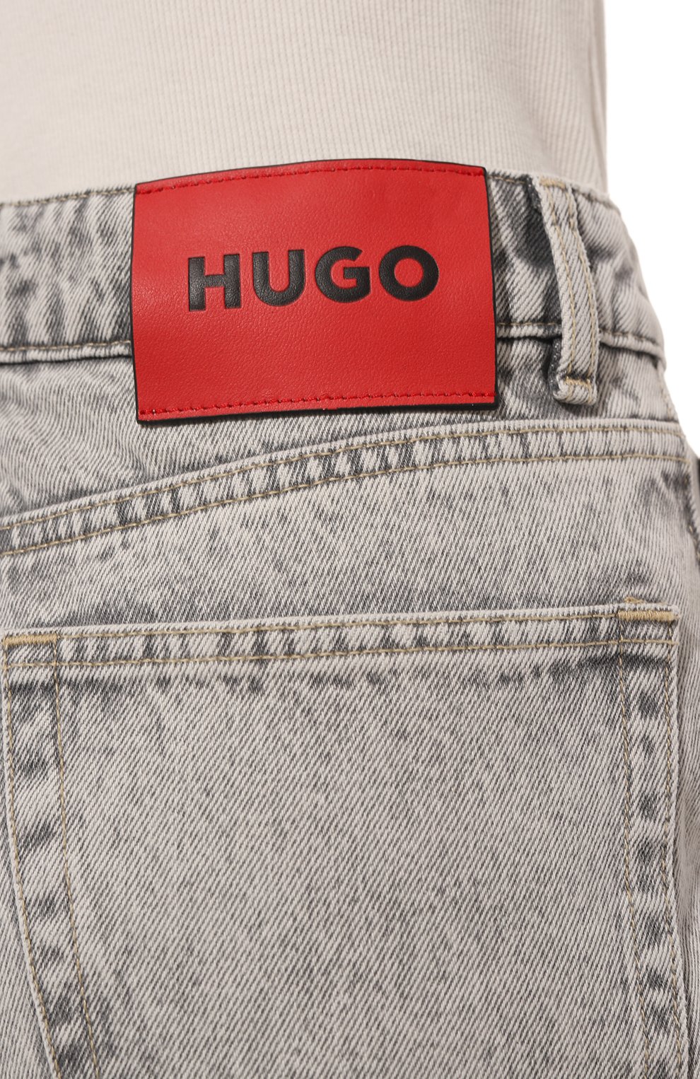 Джинсы HUGO светло-серого цвета по цене 12950 руб., арт. 50485789, фото 5 Джинсы HUGO, арт. 50485789, фото 5