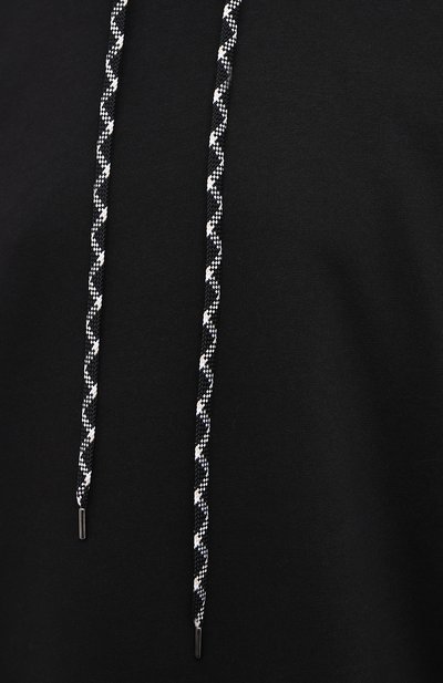 Хлопковое платье MONCLER черного цвета по цене 51200 руб., арт. F2-093-8I714-00-V8144, фото 5 Хлопковое платье MONCLER, арт. F2-093-8I714-00-V8144, фото 5