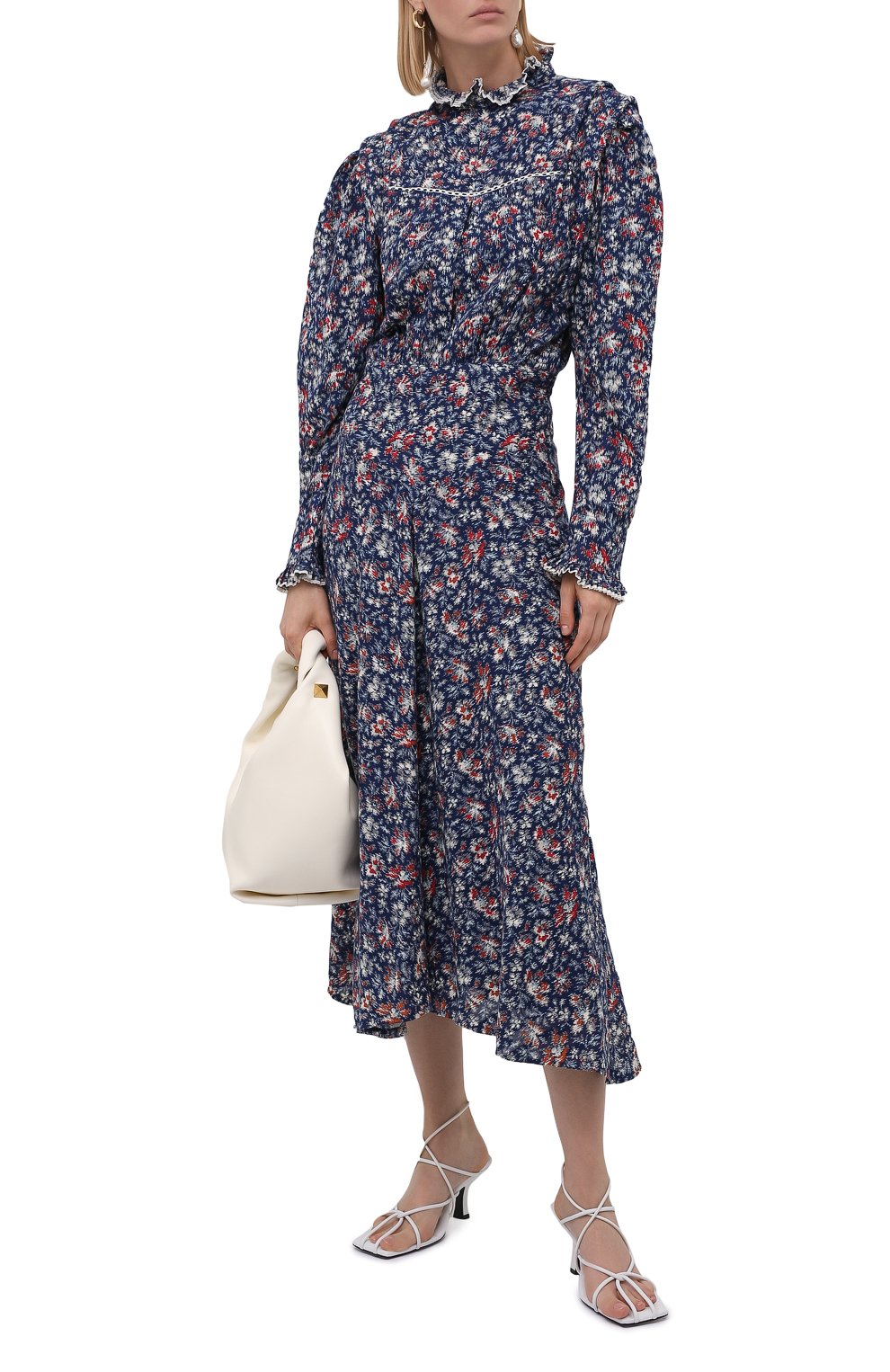 Хлопковое платье ISABEL MARANT ETOILE, арт. R02006-21A024E/DARCY, фото 2
