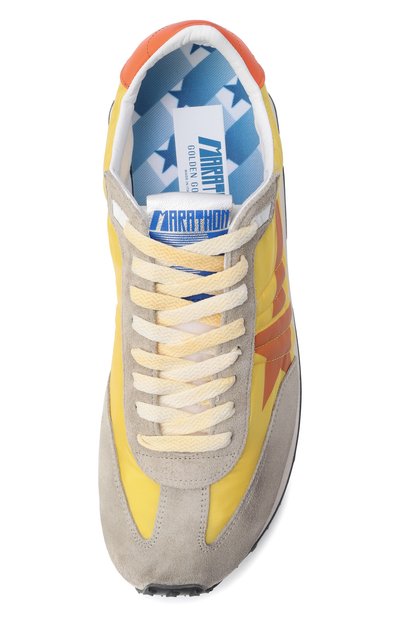 Комбинированные кроссовки marathon GOLDEN GOOSE DELUXE BRAND, арт. GMF00683.F005462, фото 5