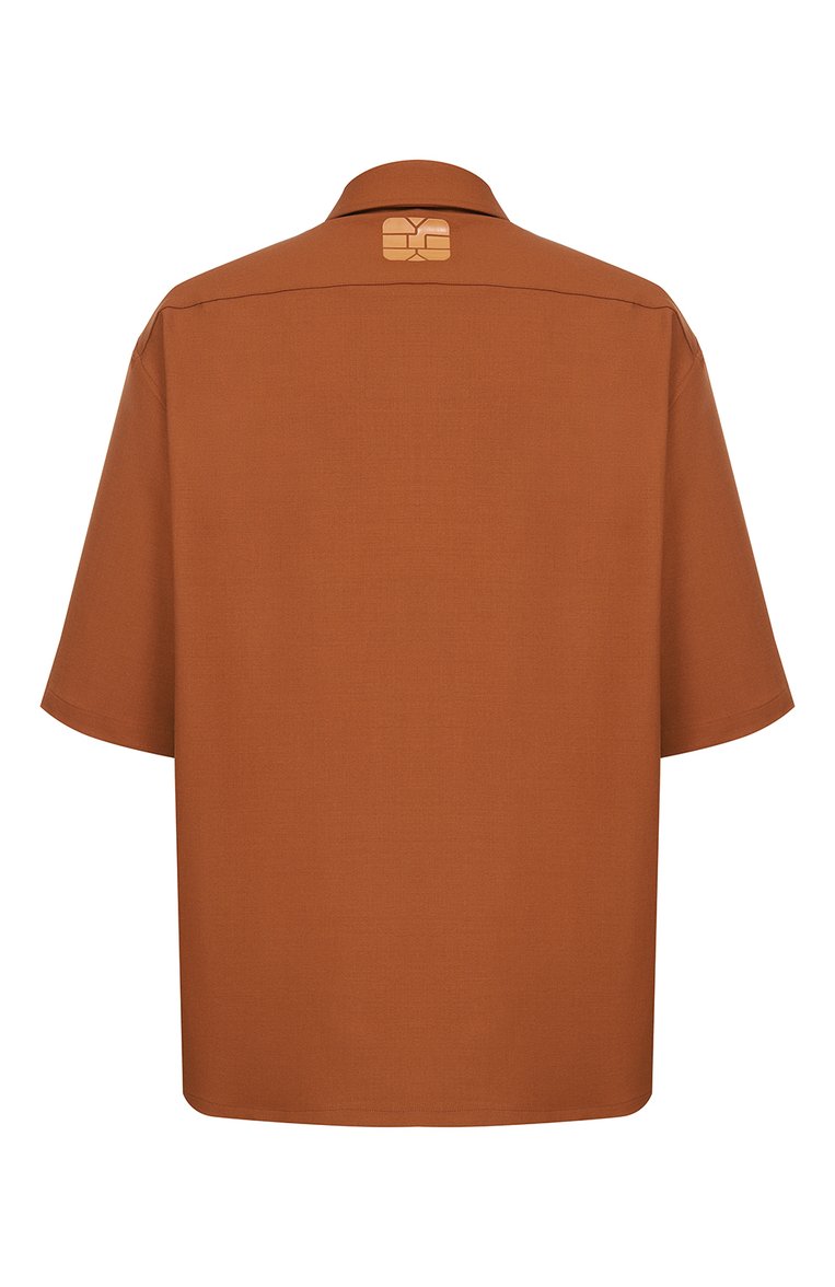 Хлопковая рубашка VTMNTS, арт. VL18SH100X, фото 2