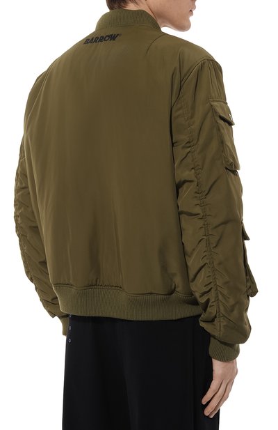 Утепленный бомбер BARROW хаки цвета по цене 43950 руб., арт. F4BWMAJK003, фото 4 Утепленный бомбер BARROW, арт. F4BWMAJK003, фото 4