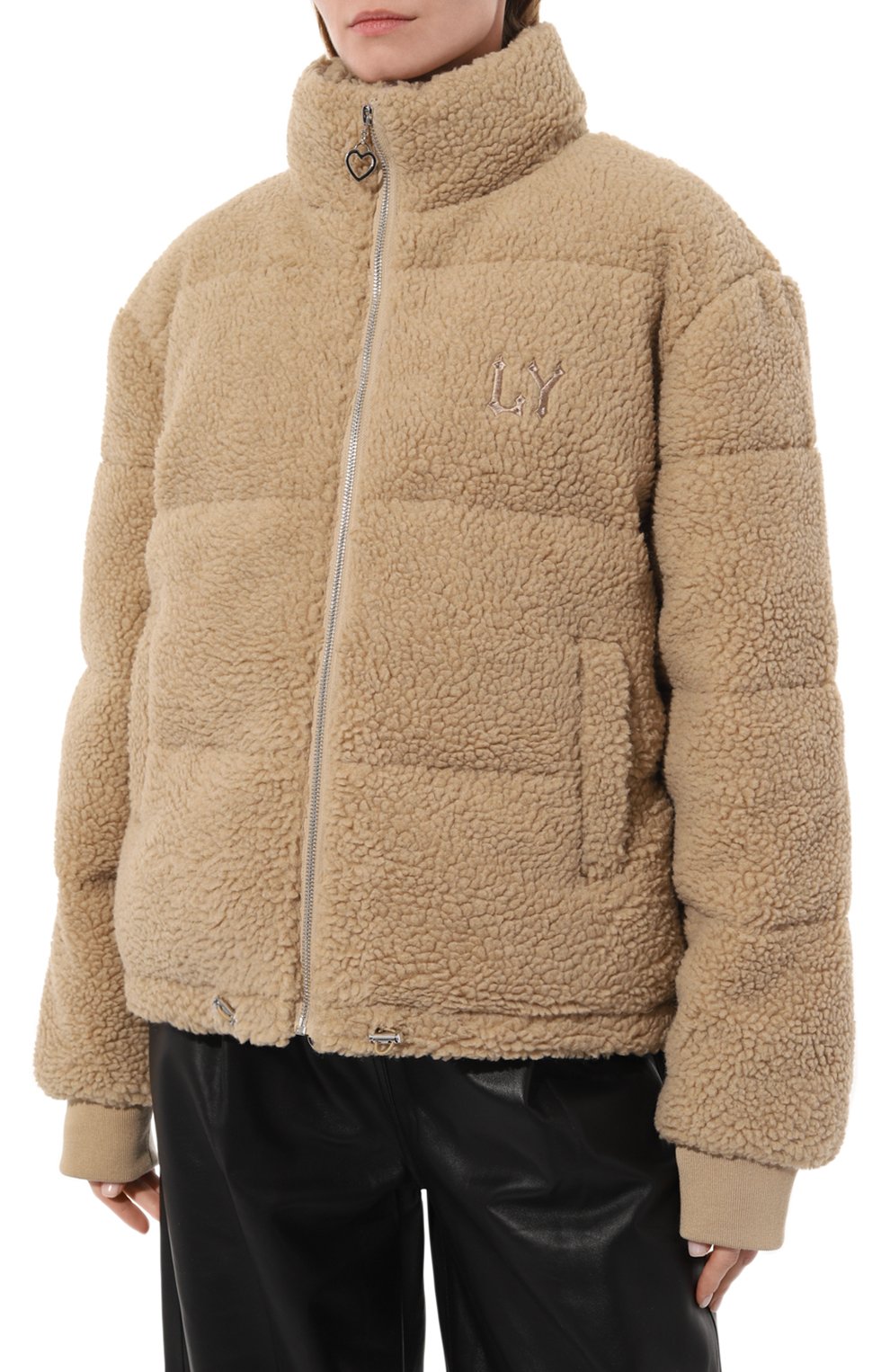 Пуховик LIKE YANA бежевого цвета по цене 9750 руб., арт. L6-64-078-150, фото 3 Пуховик LIKE YANA, арт. L6-64-078-150, фото 3