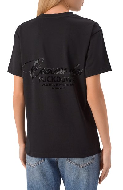 Хлопковая футболка COMME DES FUCKDOWN, арт. CFABW01397, фото 4