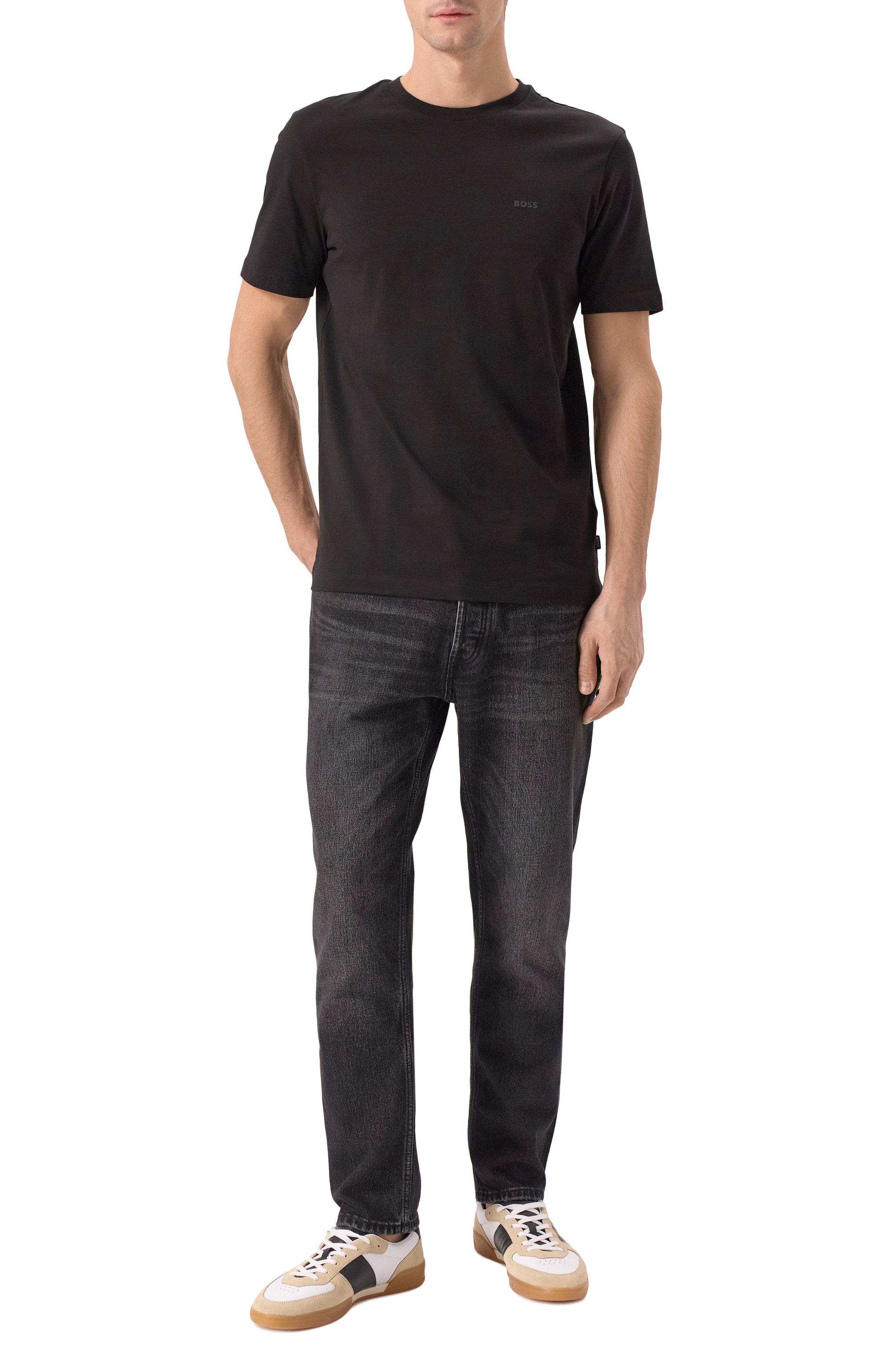Хлопковая футболка BOSS, арт. 50468347, фото 2