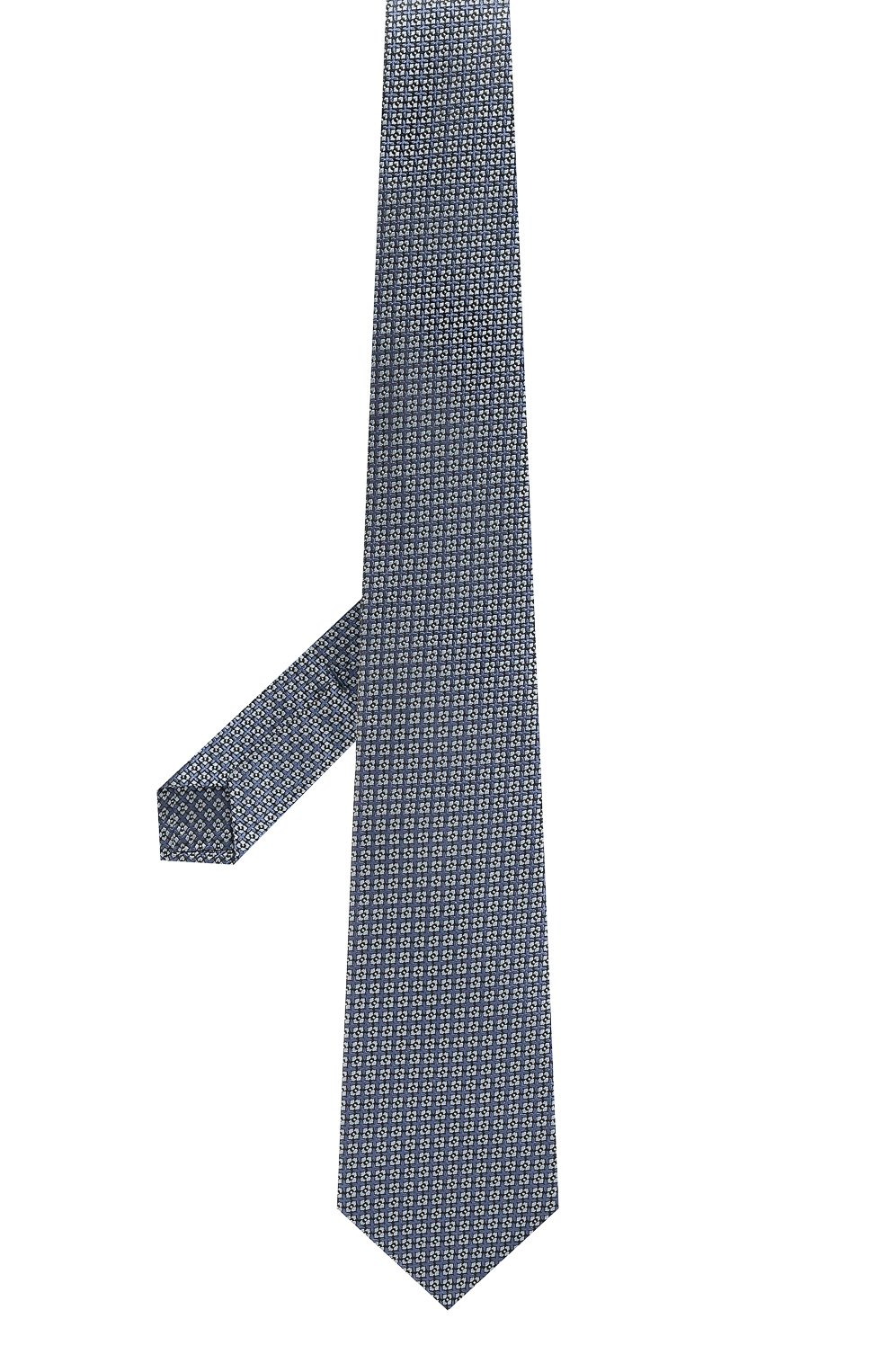 Шелковый галстук KITON голубого цвета по цене 29950 руб., арт. UCRVKPC01L5701, фото 3 Шелковый галстук KITON, арт. UCRVKPC01L5701, фото 3