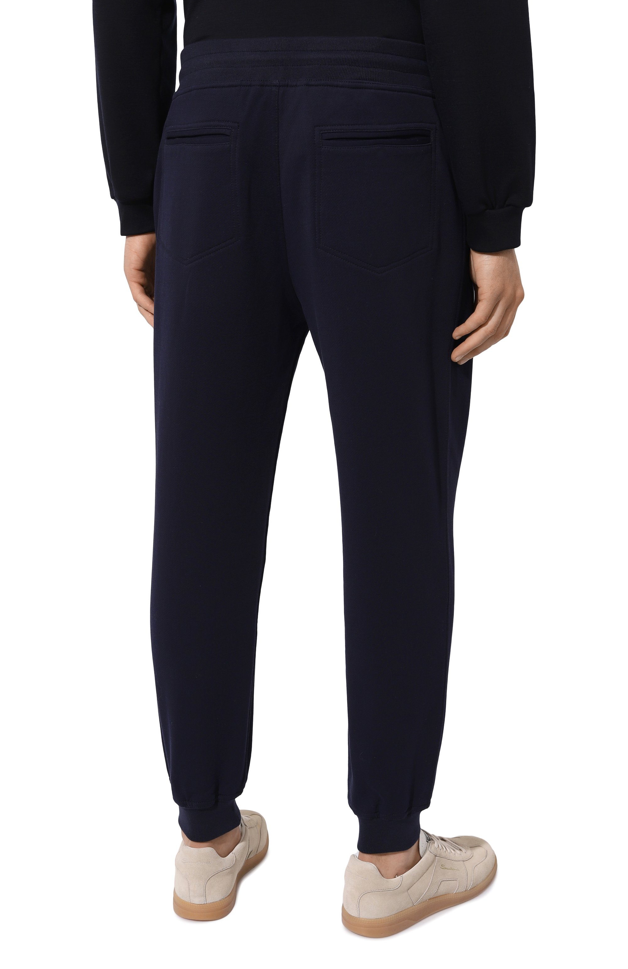 Хлопковые джоггеры BRUNELLO CUCINELLI, арт. MW478B2300, фото 4