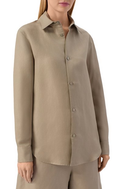 Рубашка изо льна и шелка MVST, арт. M26.2PW.B013/F123 LIN0 SETA, фото 3